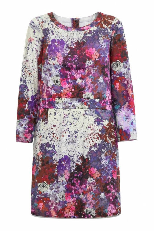 H&M Women's Multicoloured Shift Dress Size 8