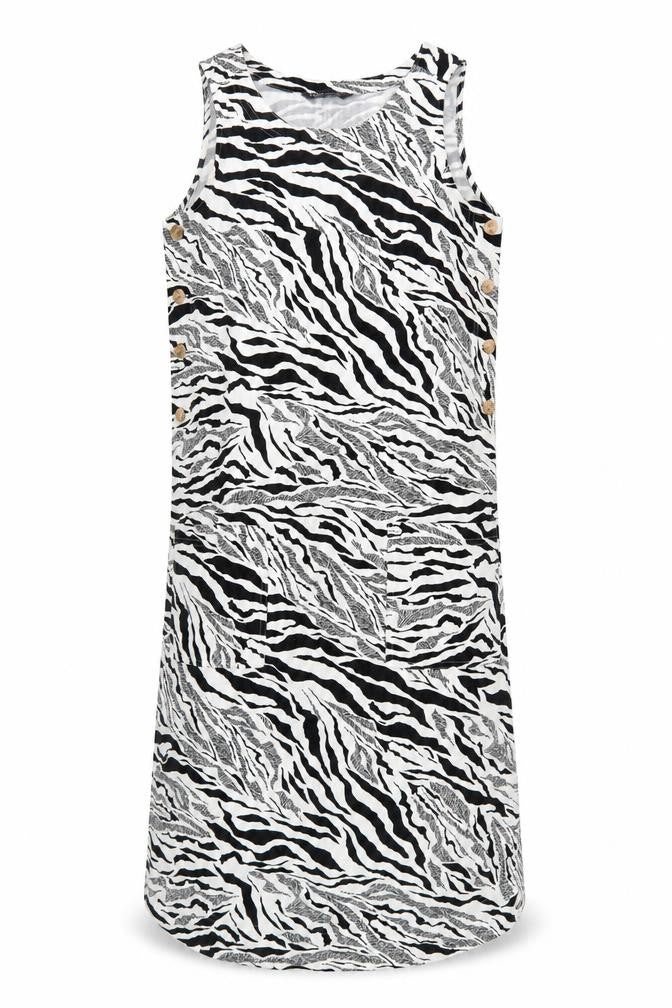 Marks & Spencer Women's Zebra Print Dress, Size 8