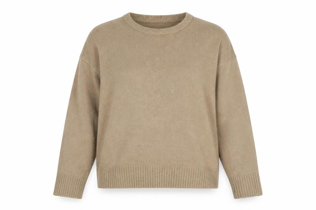 Brave Soul Women's Beige Pullover Jumper, Size L