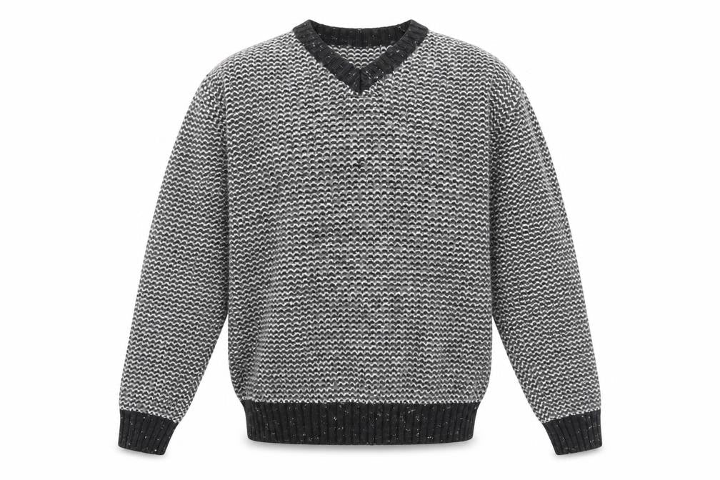 Next Men's Black V-Neck Pullover Jumper M