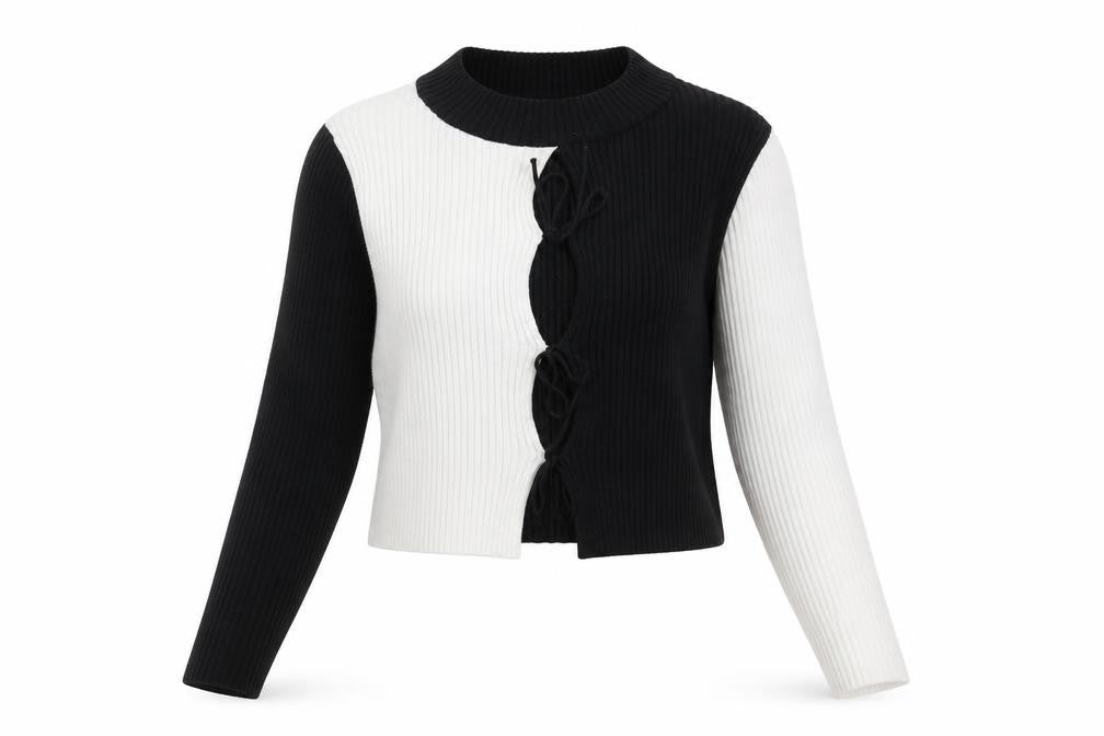 Zara Women's Colourblock Cropped Blouse L