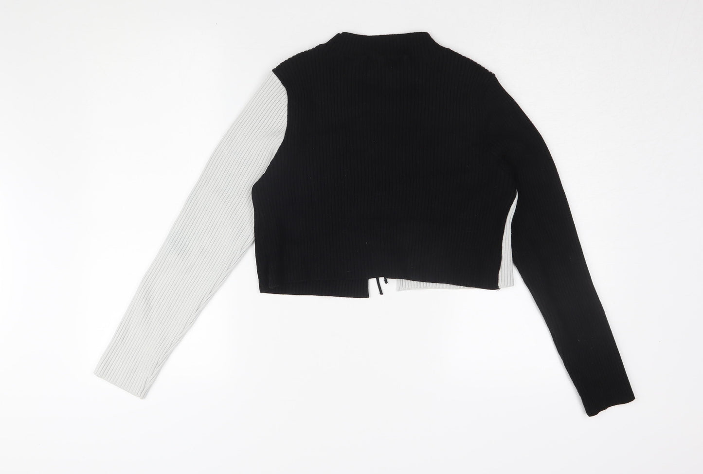Zara Women's Colourblock Cropped Blouse L