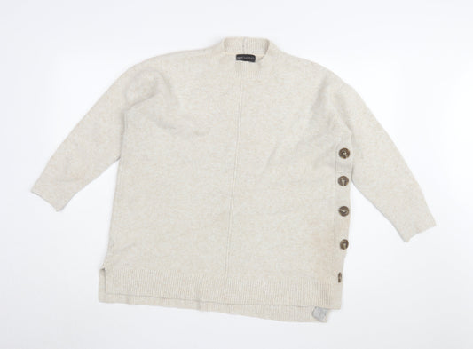 Next Women's Beige Pullover Jumper L Maternity