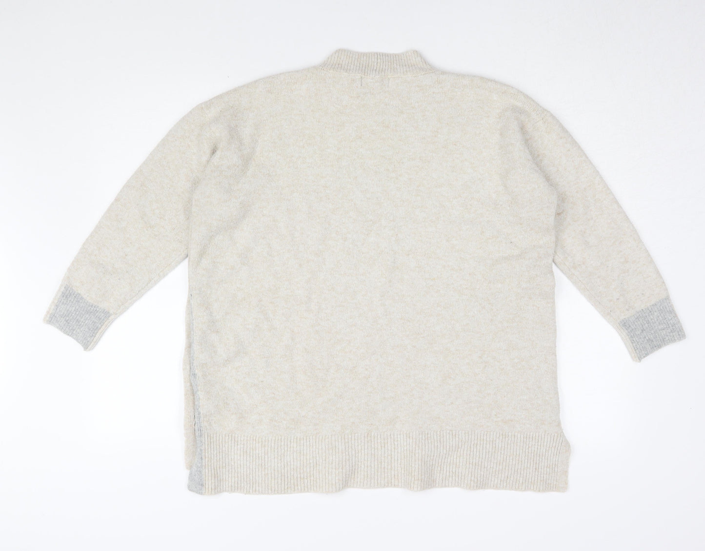 Next Women's Beige Pullover Jumper L Maternity