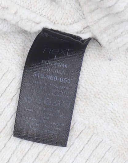 Next Women's Beige Pullover Jumper L Maternity