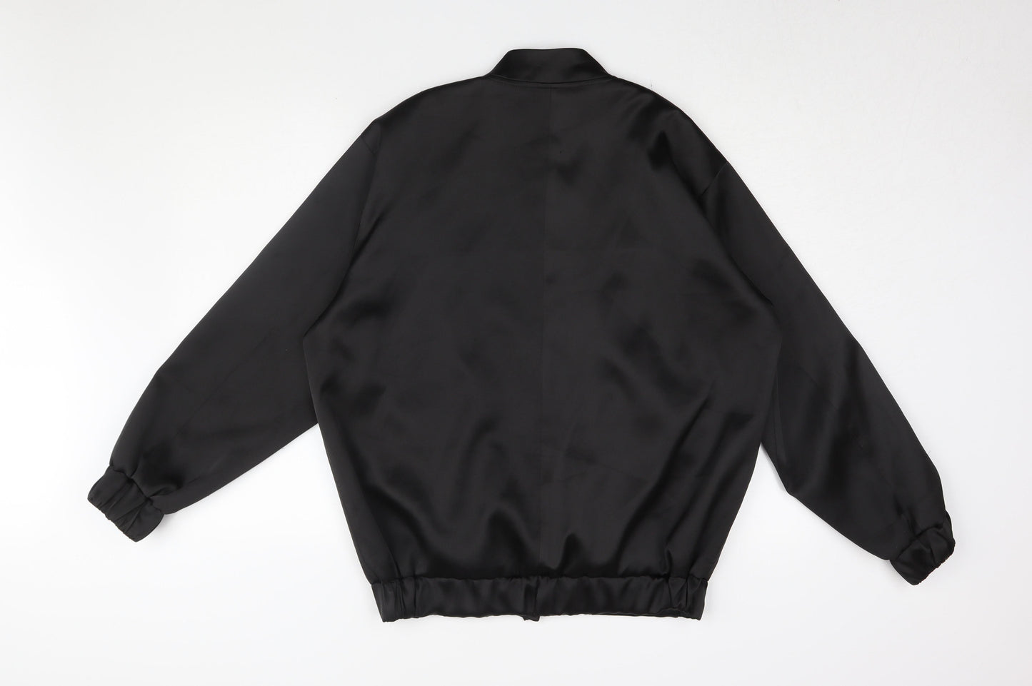 River Island Women's Black Bomber Jacket Size 6
