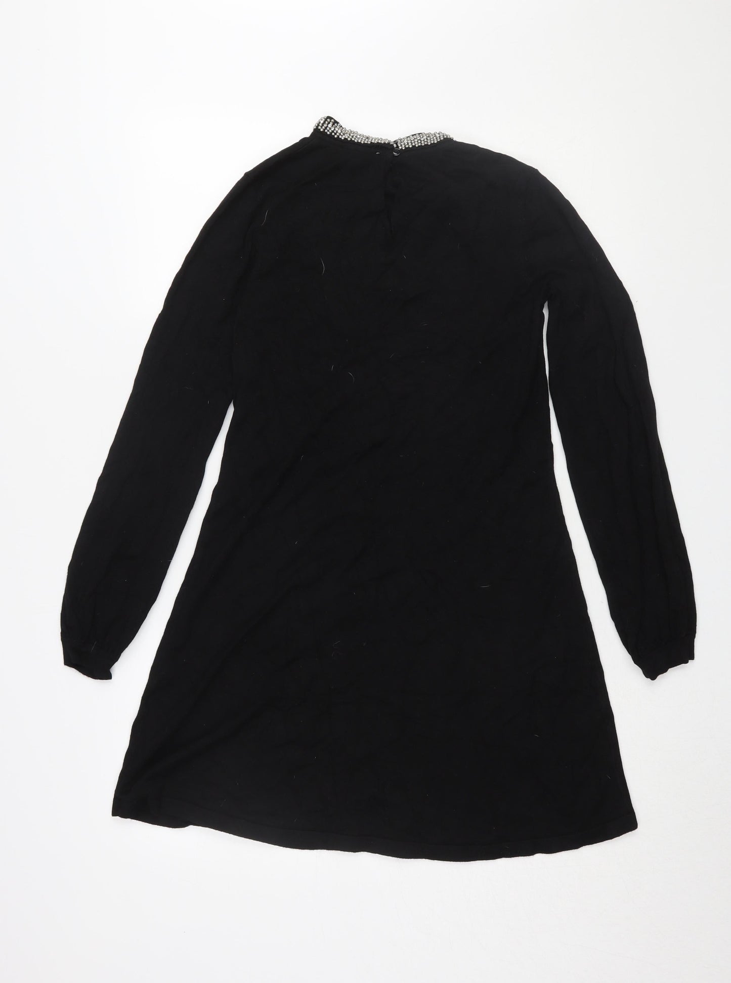 Warehouse Women's Black Shift Dress Size 12 Party