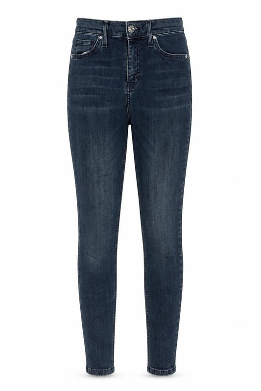 Topshop Women's Blue Skinny Jeans Size 10