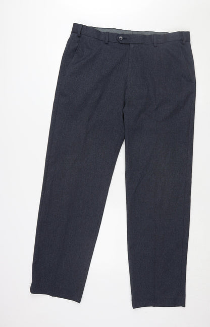 Marks & Spencer Men's Blue Dress Pants Size L