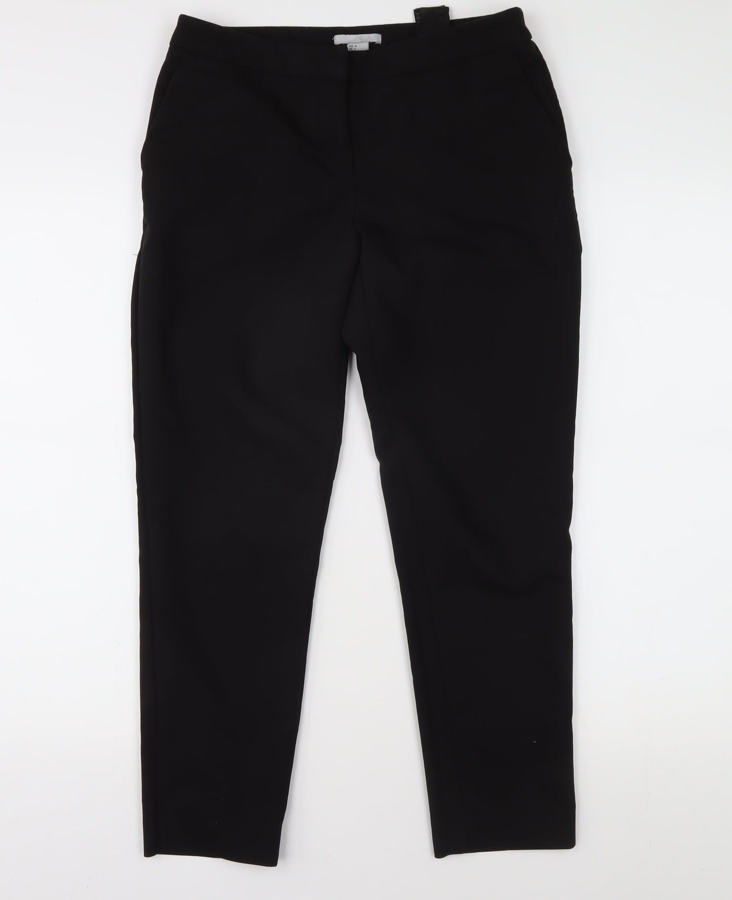 H&M Women's Black Cropped Trousers Size 6