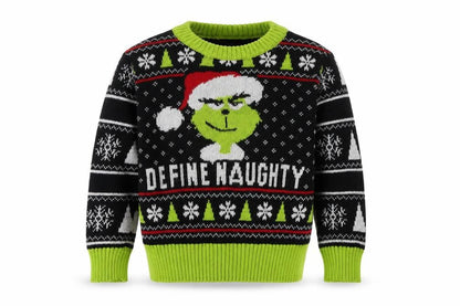 The Grinch Boys Black Pullover Christmas Jumper, 2 Years