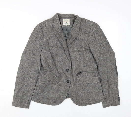 Collection by Jackpot Women’s Grey Herringbone Blazer
