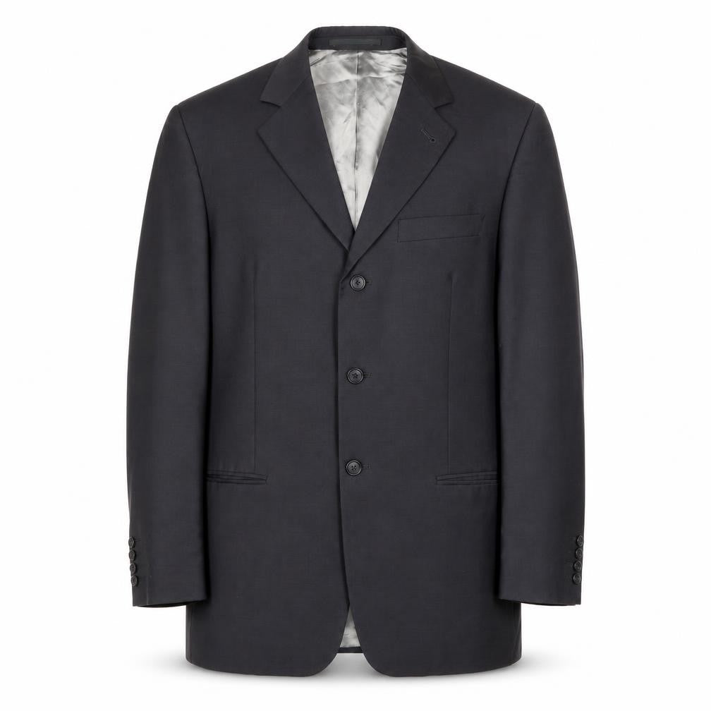 Next Men's Black Blazer 40R Regular Wool Formal