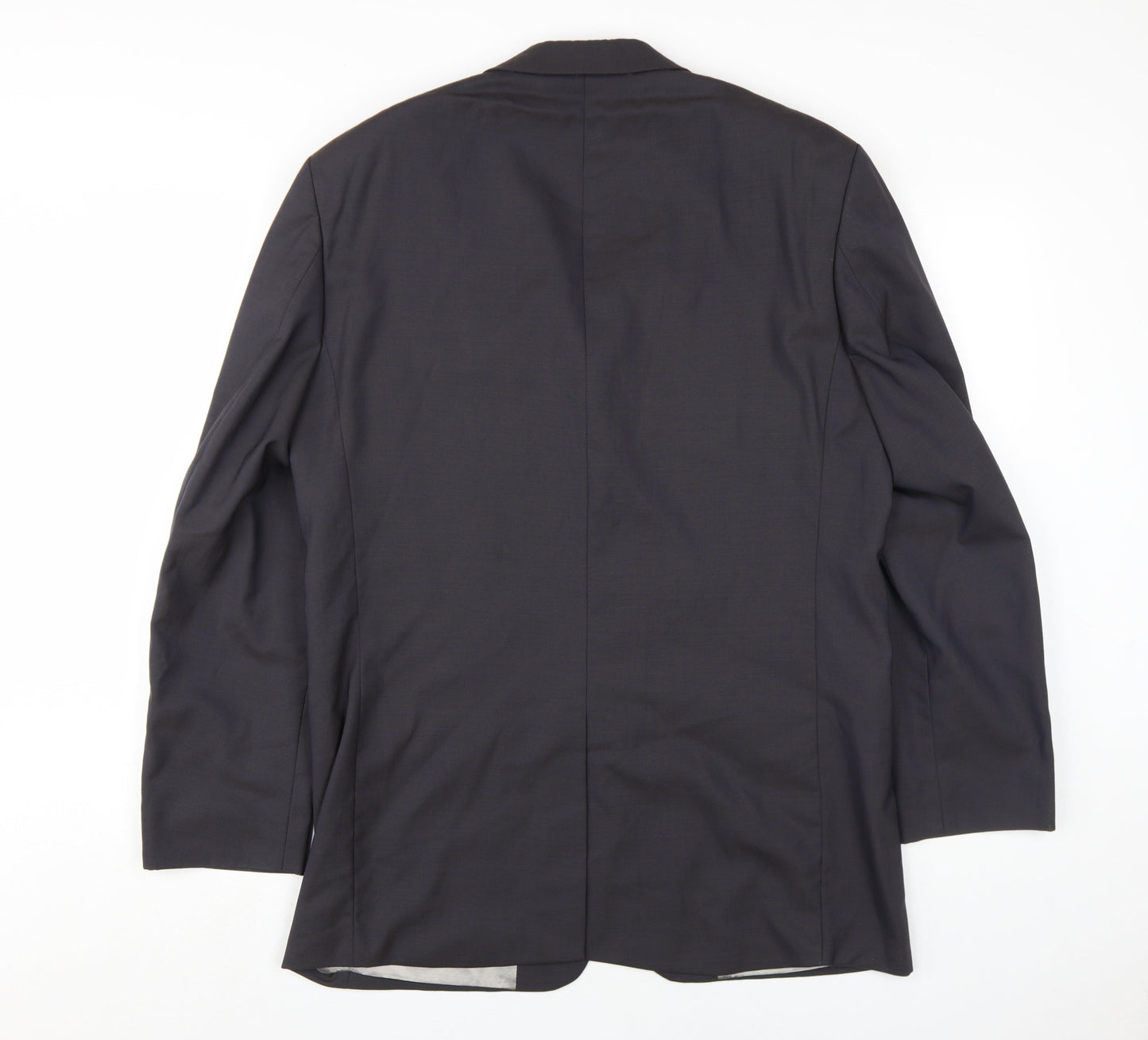 Next Men's Black Blazer 40R Regular Wool Formal
