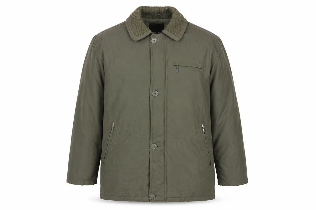 Henley & Knight Men's Green Military Jacket L