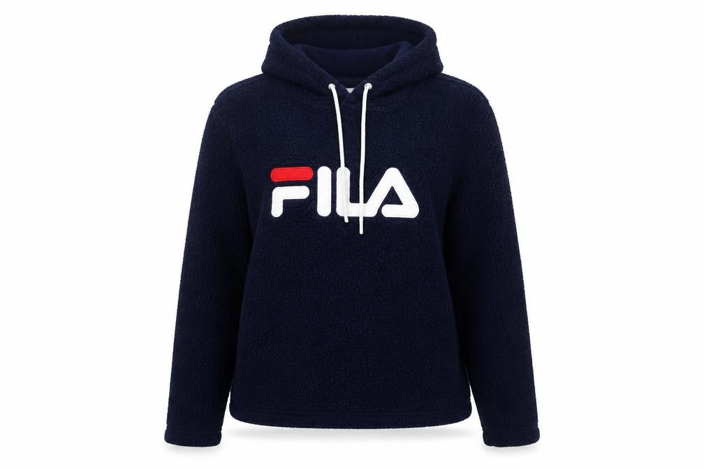 FILA Unisex Blue Pullover Hoodie XL