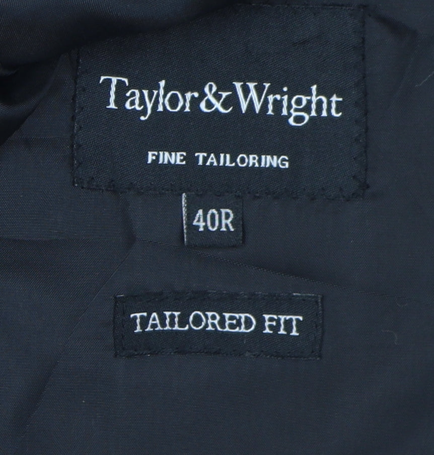 Taylor & Wright Men's Black Tuxedo Regular Fit Blazer 40R