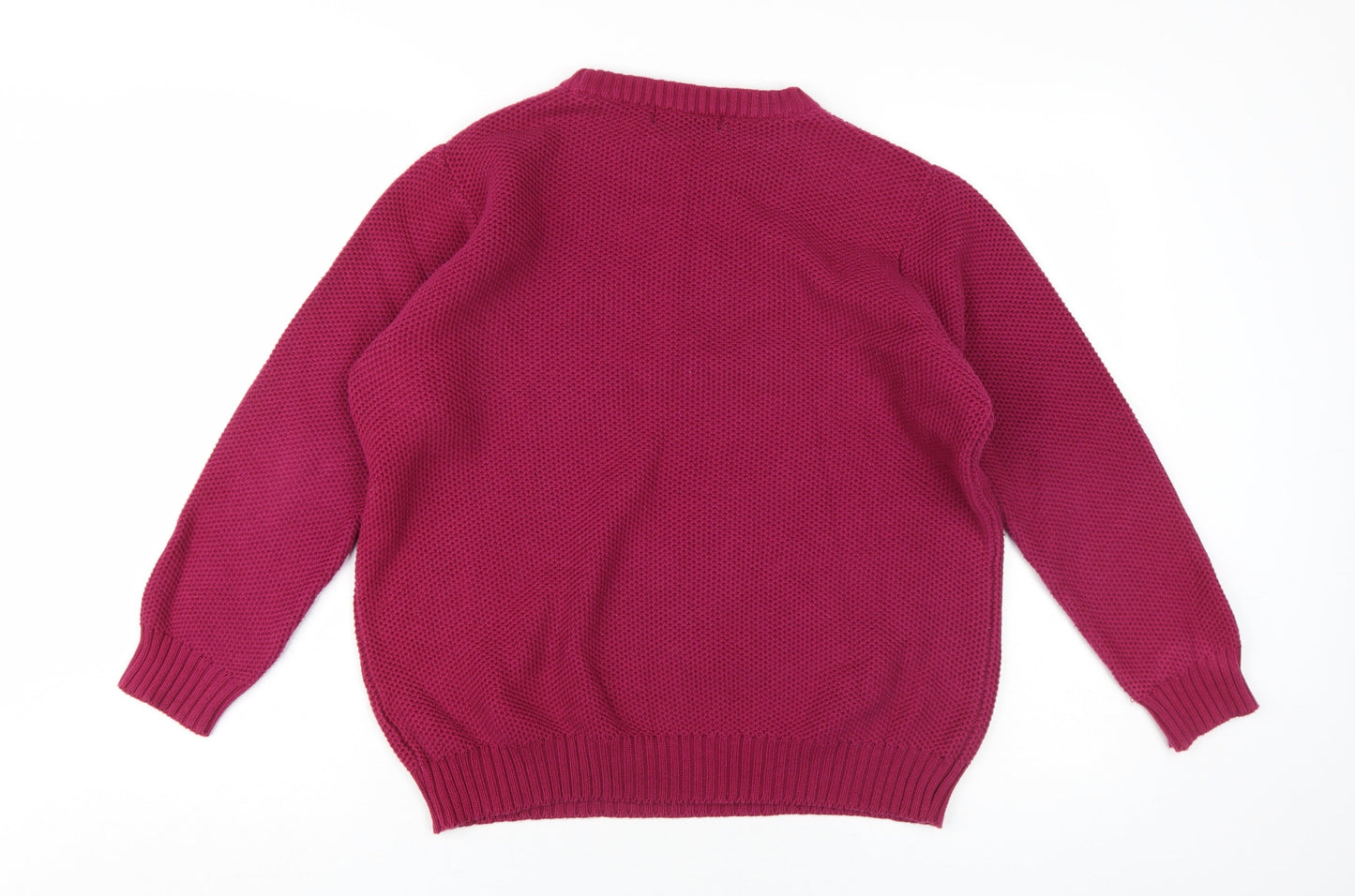 Lily Eva Women's Purple 2XL Pullover Jumper