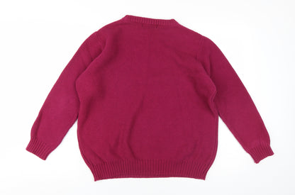 Lily Eva Women's Purple 2XL Pullover Jumper