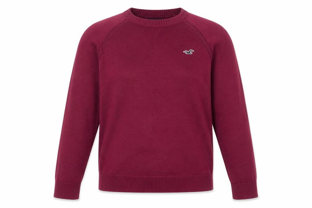 Hollister Women's XS Red Knit Pullover Jumper