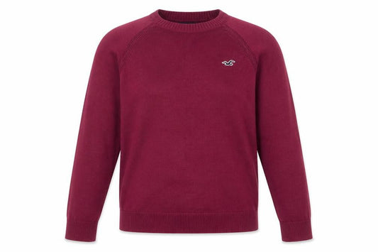 Hollister Women's XS Red Knit Pullover Jumper