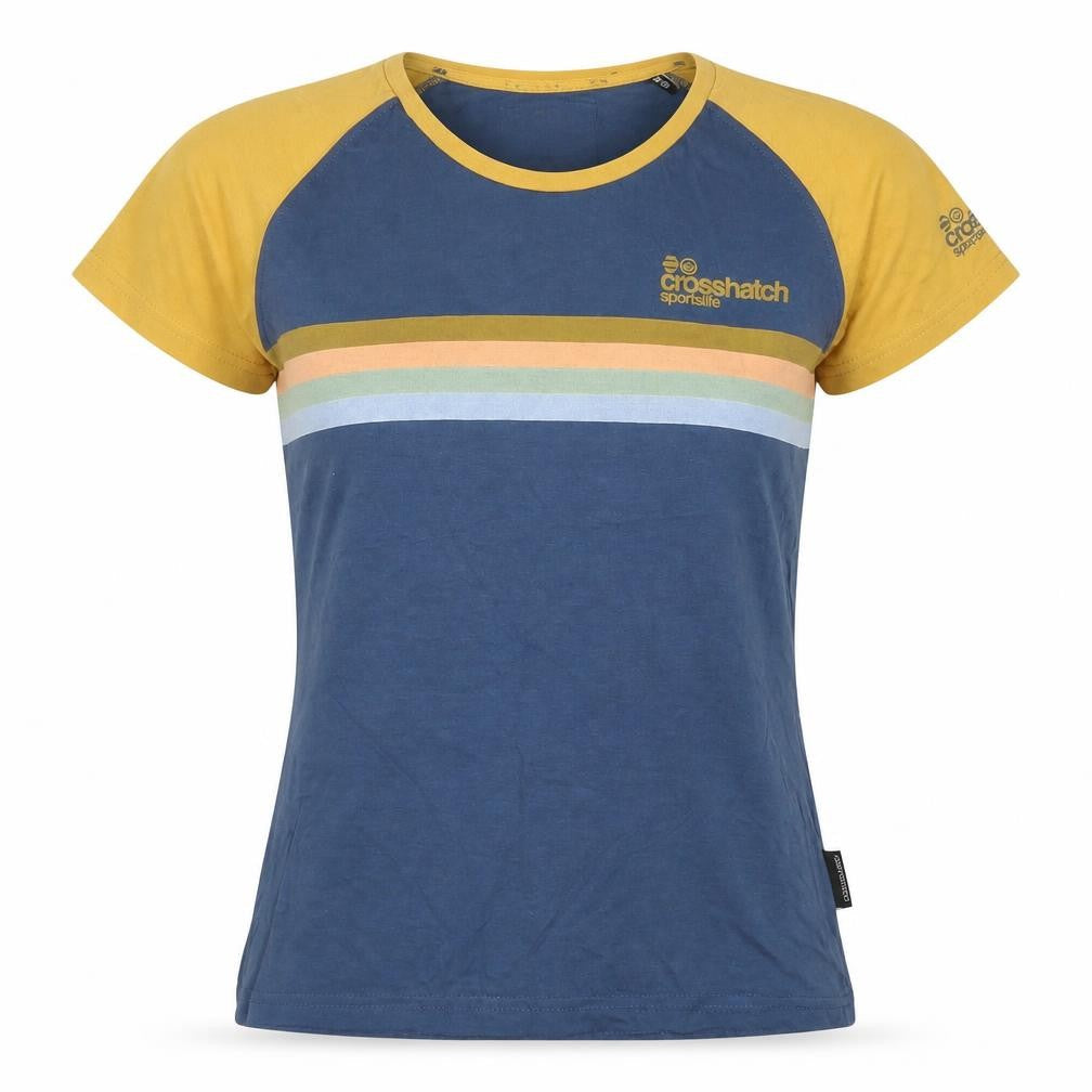 Crosshatch Multicoloured Unisex T-Shirt Short Sleeve M
