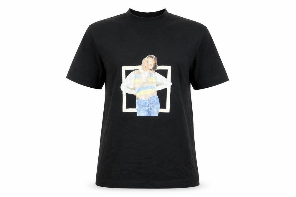 Collusion Unisex Black Jersey T-Shirt - Size S