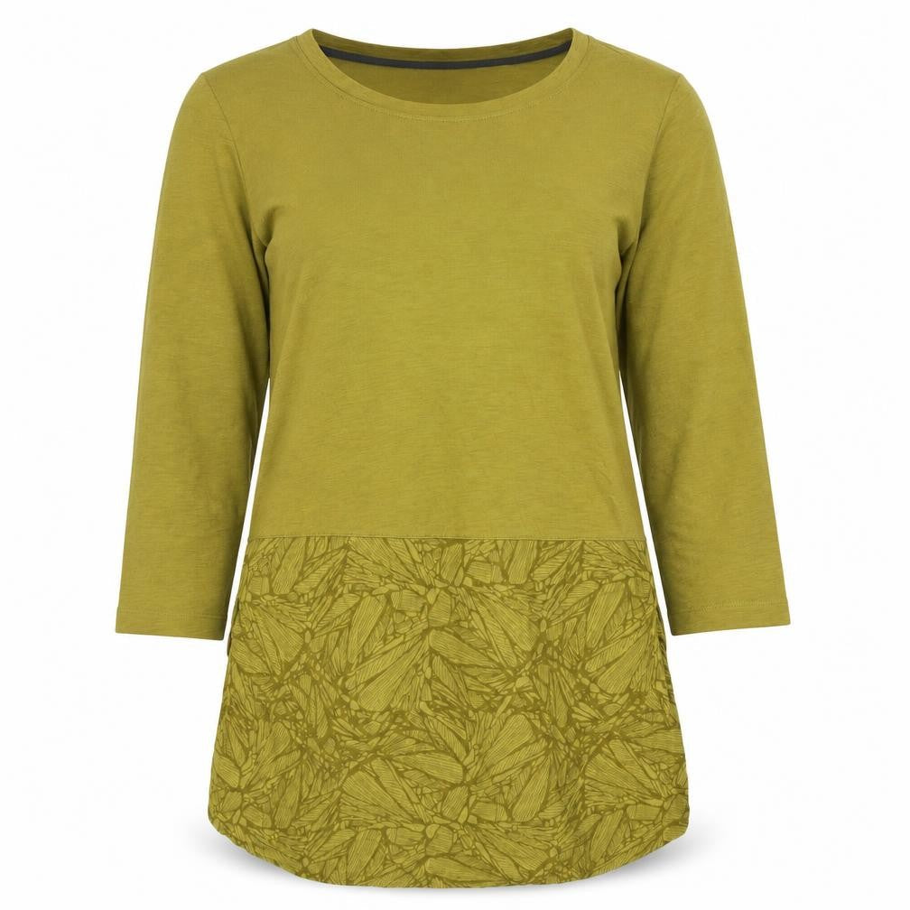 White Stuff Women's Green 3/4 Sleeve Blouse Size 10