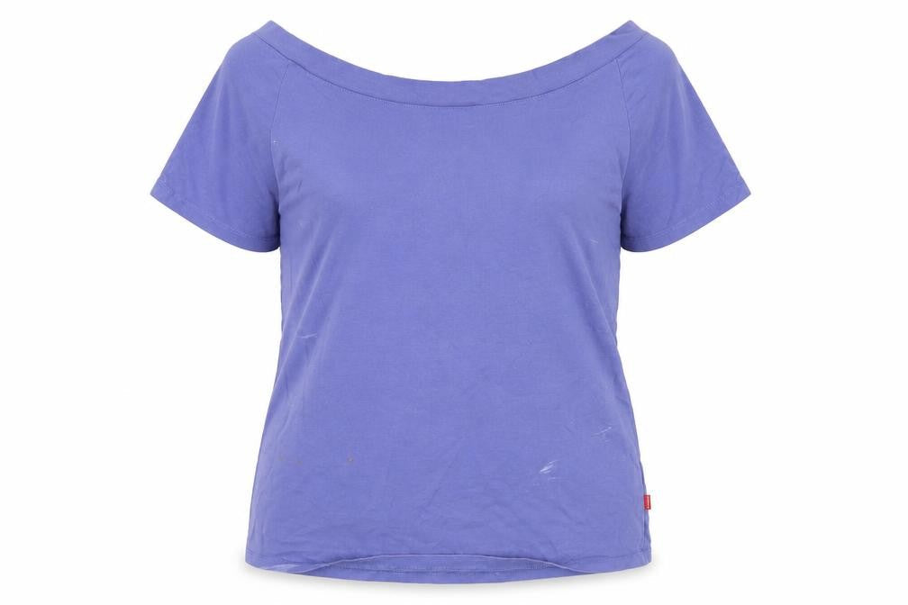 Jackpot Women's Purple XL T-Shirt, Boat Neck, Casual