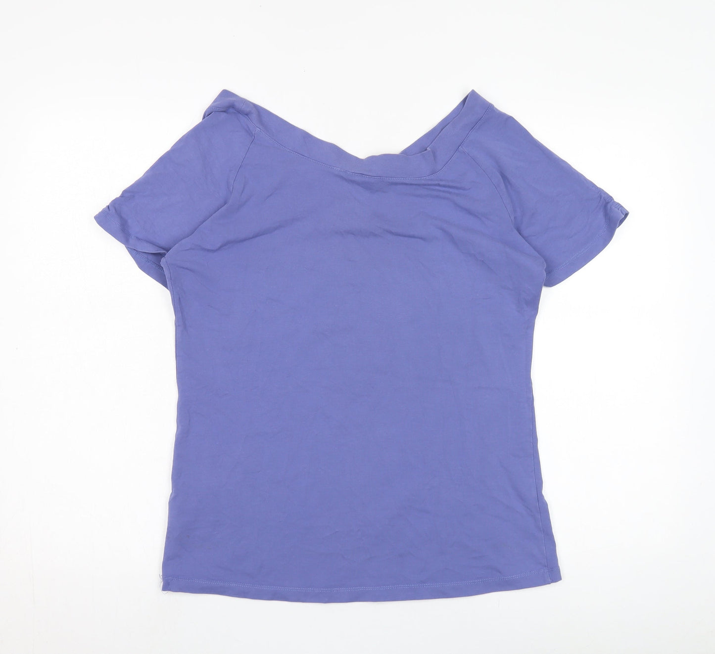 Jackpot Women's Purple XL T-Shirt, Boat Neck, Casual