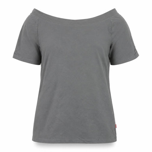 Jackpot Women’s Grey Off Shoulder T-Shirt XL