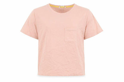 Boden Women's Pink Basic T-Shirt, Size S, Cotton Modal Blend