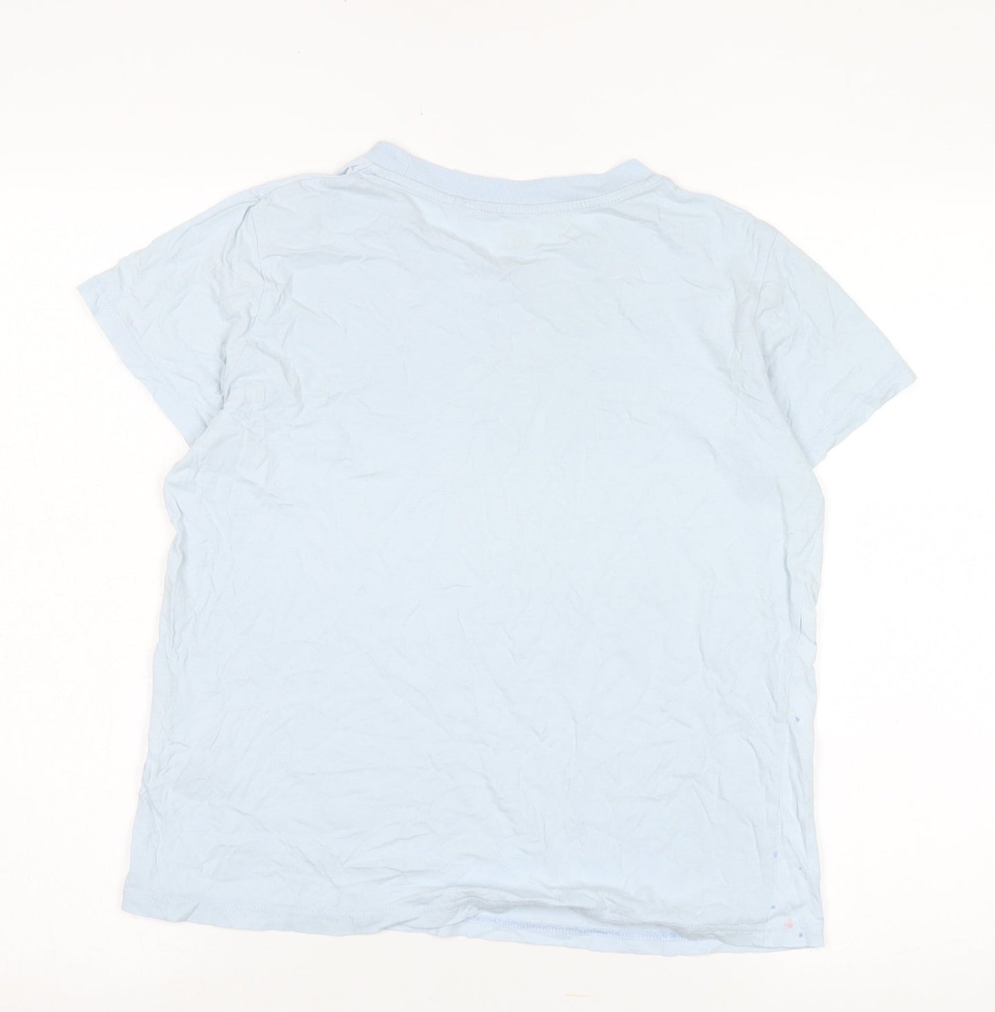 Uniqlo Blue Unisex T-Shirt M Casual Spring Summer