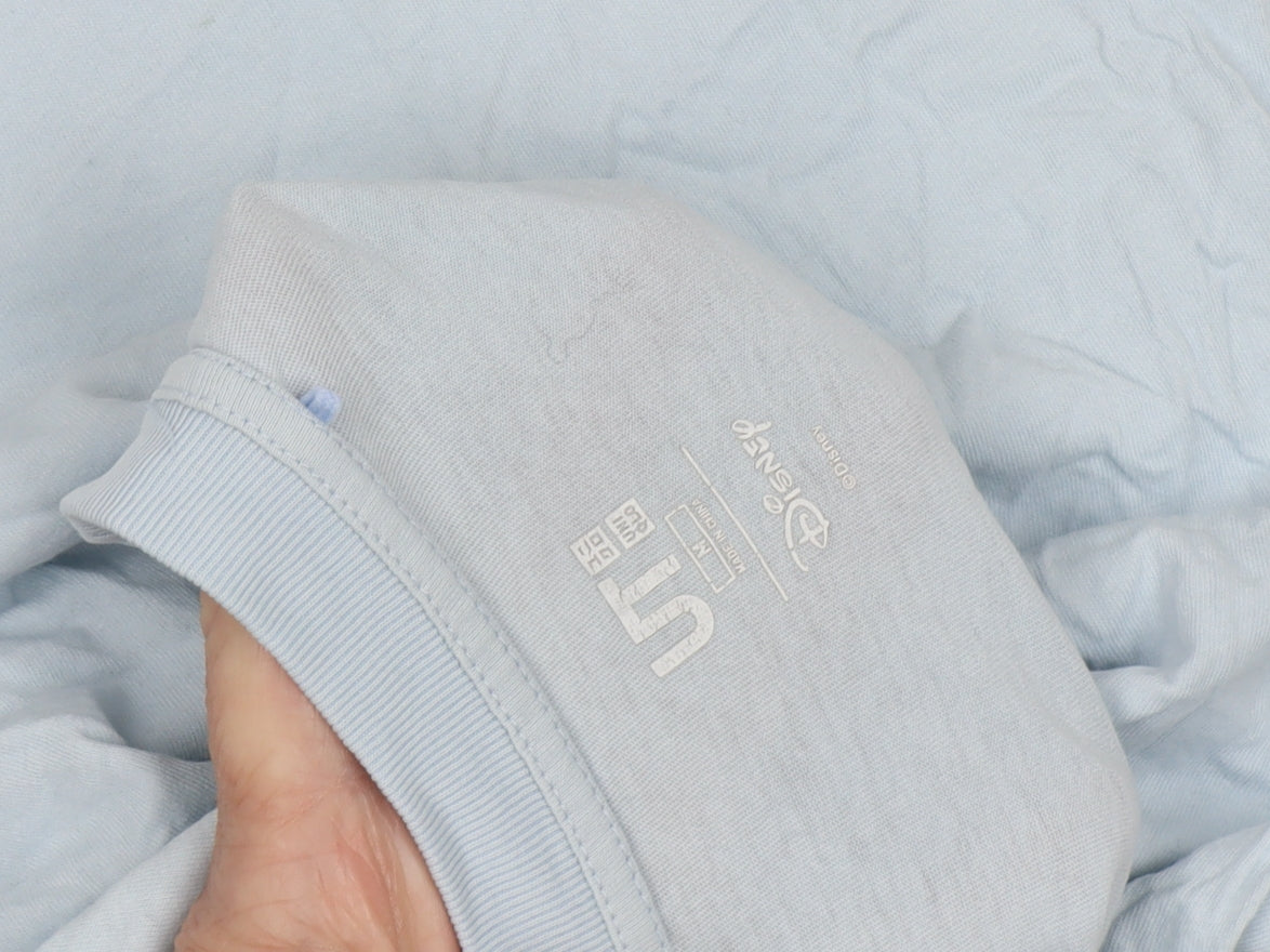 Uniqlo Blue Unisex T-Shirt M Casual Spring Summer