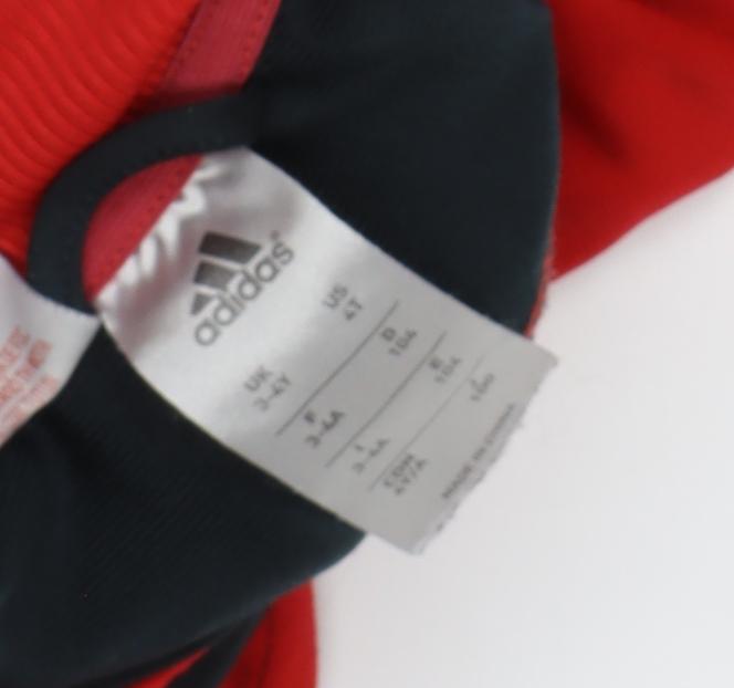 Adidas Boys Red & Black Track Jacket 3-4 Years