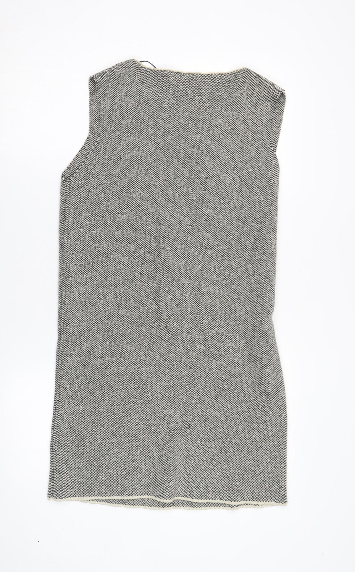 Cocogio Women's Grey Waistcoat Size 12 Sleeveless Casual