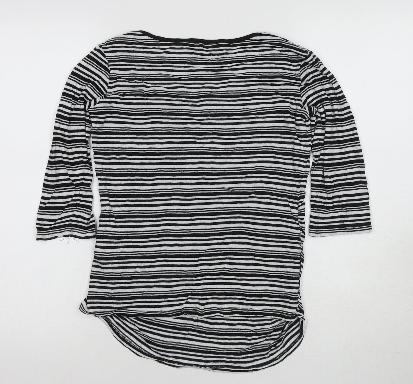 Red Herring Maternity Black & White Striped T-Shirt, Size 10