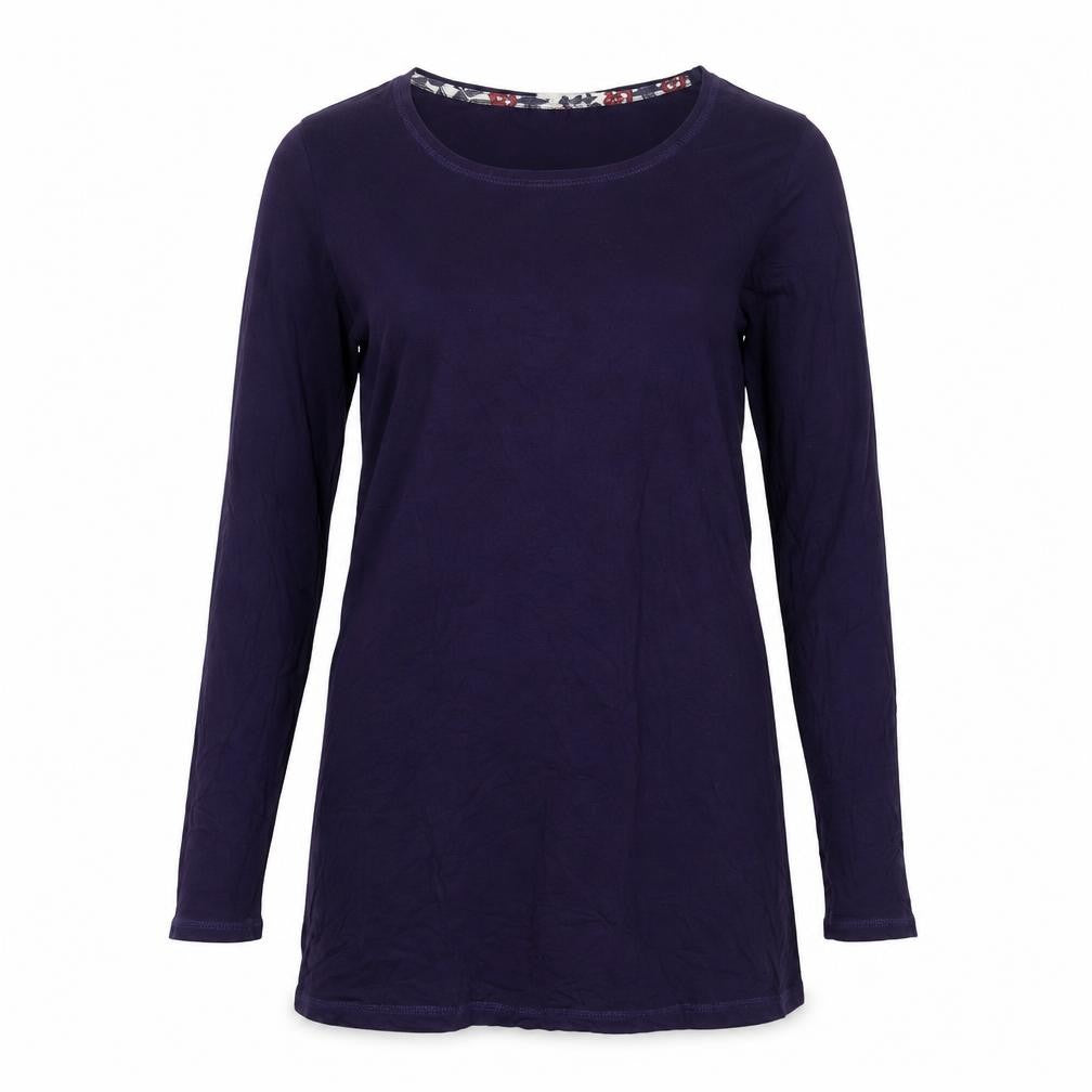 Walt Disney Women's Purple Long Sleeve T-Shirt Size 12