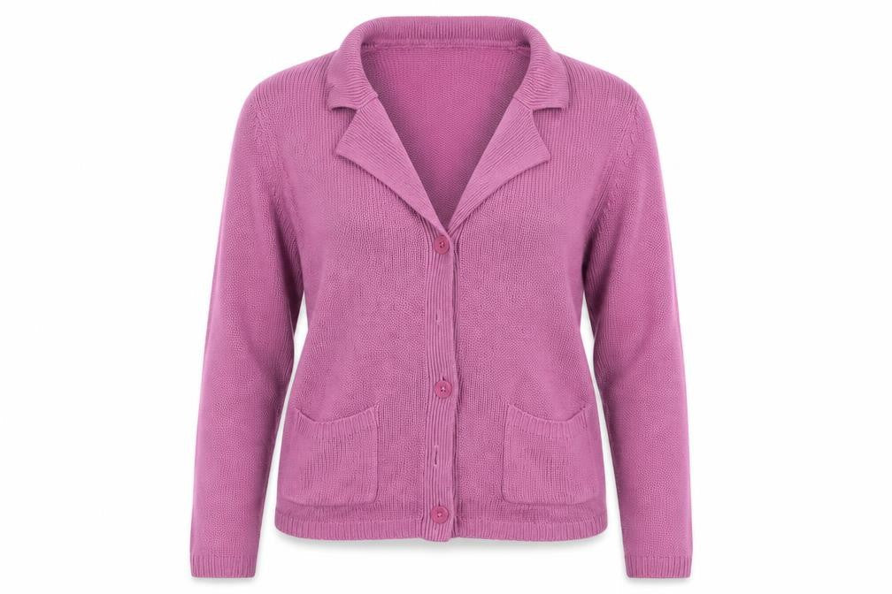 EWM Pure Classics Women's Pink Cardigan Size 14