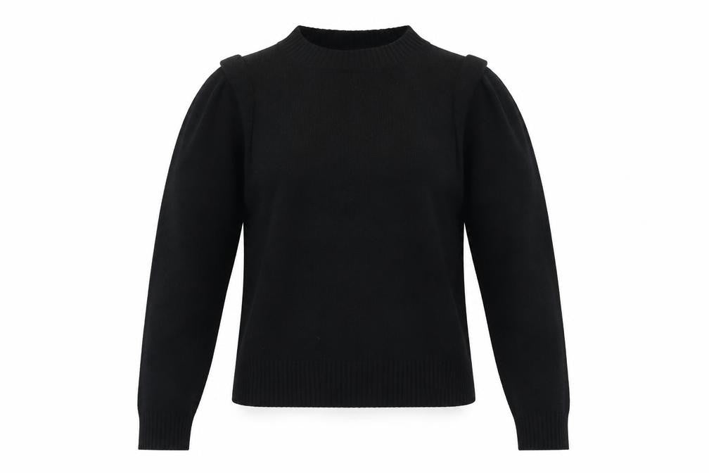 DKNY Women's Black Jumper, Size 8, Crew Neck Pullover