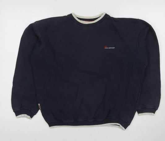 Penn Men's Blue XL Pullover Jumper Crew Neck