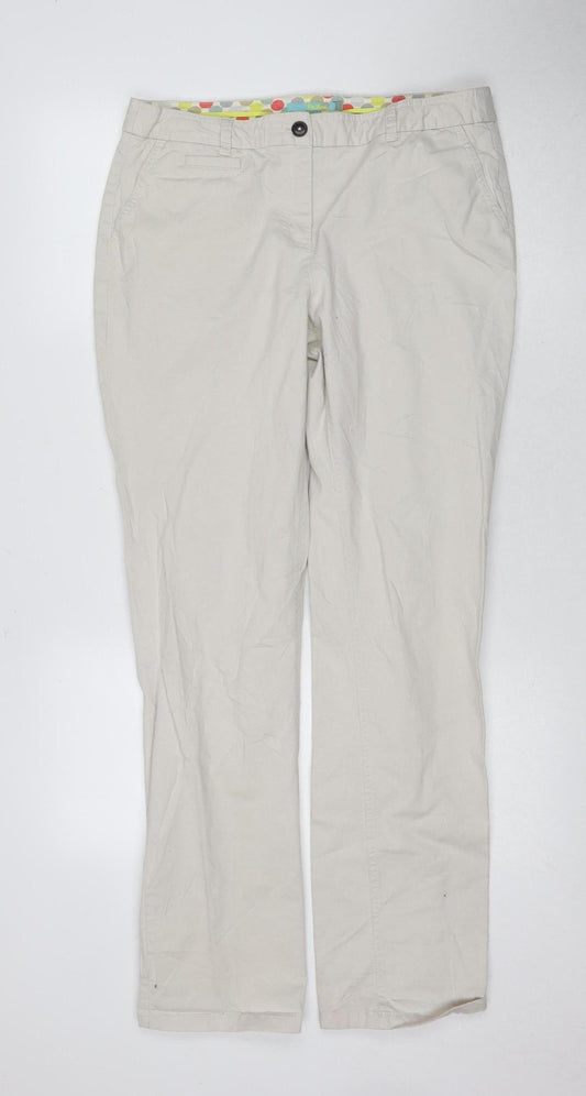 Gola Women's Beige Chino Trousers XL Regular Fit