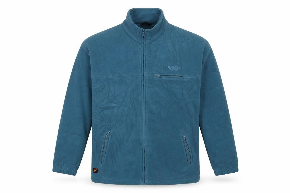 Cater Men's Blue Fleece Jacket XL Stand-Up Collar