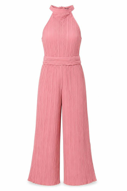 Zara Women's Pink Sleeveless Jumpsuit XS