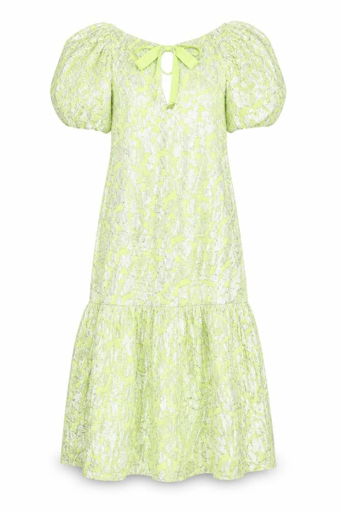 Warehouse Women's Green A-Line Midi Dress, Size 8