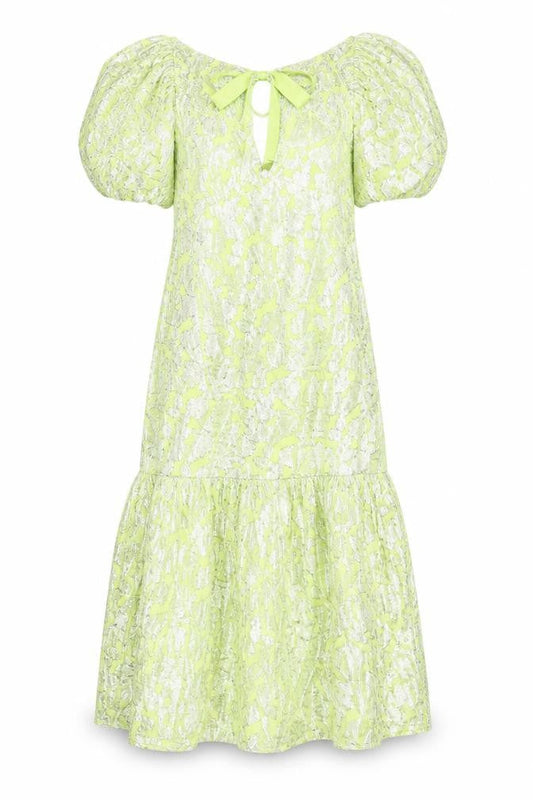 Warehouse Women's Green A-Line Midi Dress, Size 8