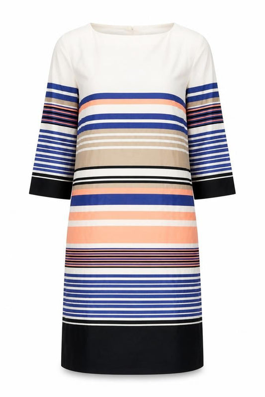Monsoon Women's Multicoloured Striped Shift Dress