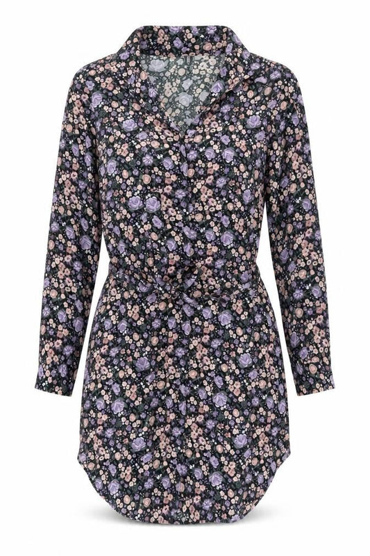 H&M Divided Women's Floral Shirt Dress Size 10