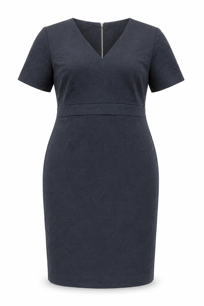 Marks & Spencer Women's Blue Knee Length Sheath Dress