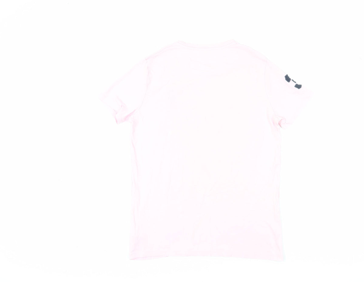 U.S. Polo Assn. Boys Pink T-Shirt 14-15 Years Logo Casual